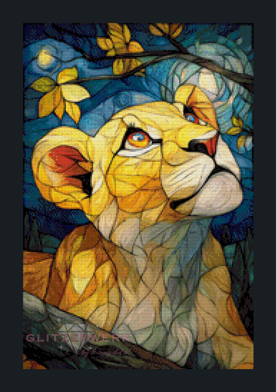 King of Leaves by Sunny did it! 40x60cm 105 Farben