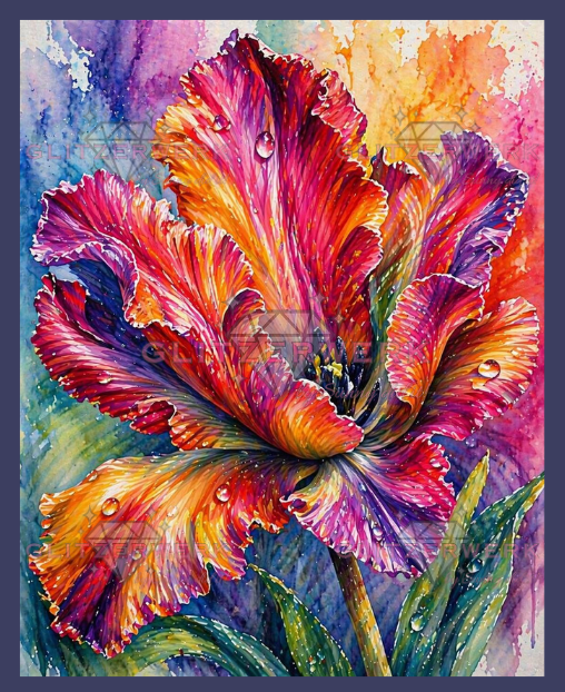 Farbenpracht by Christa.fe KI 40x50cm 120 Farben