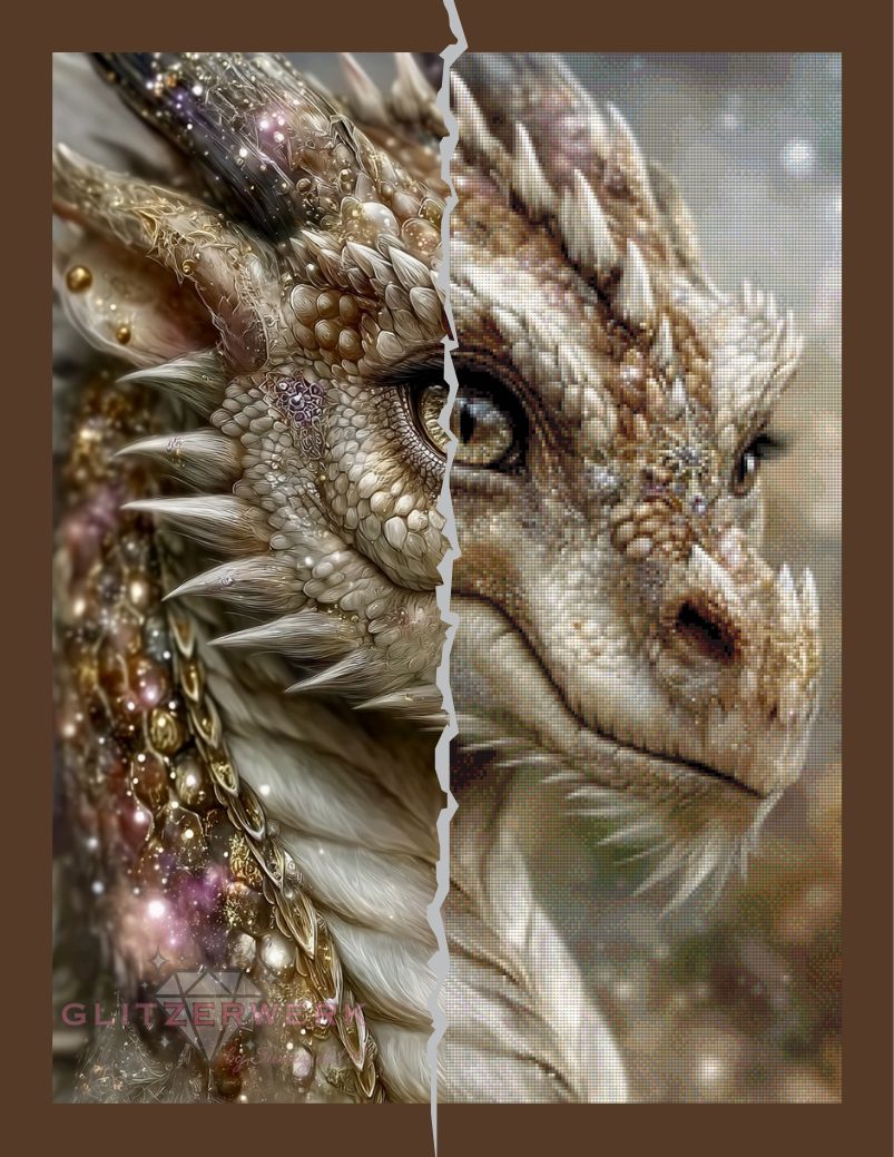 Celestial Dragon by Sandrietta_ai 60x80cm 85 Farben