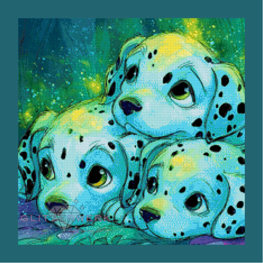 Kuschelfreunde by Shiny Unicorn Ai 50x50cm 90 Farben