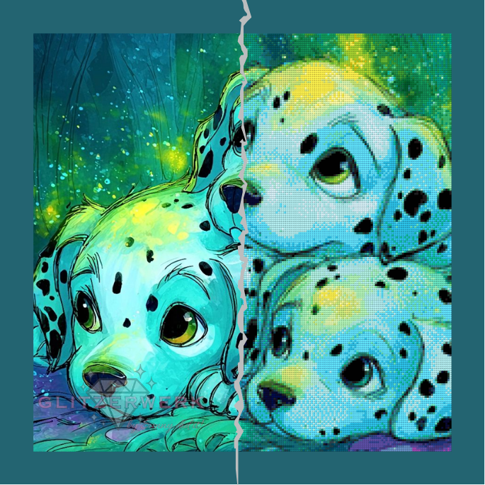 Kuschelfreunde by Shiny Unicorn Ai 50x50cm 90 Farben