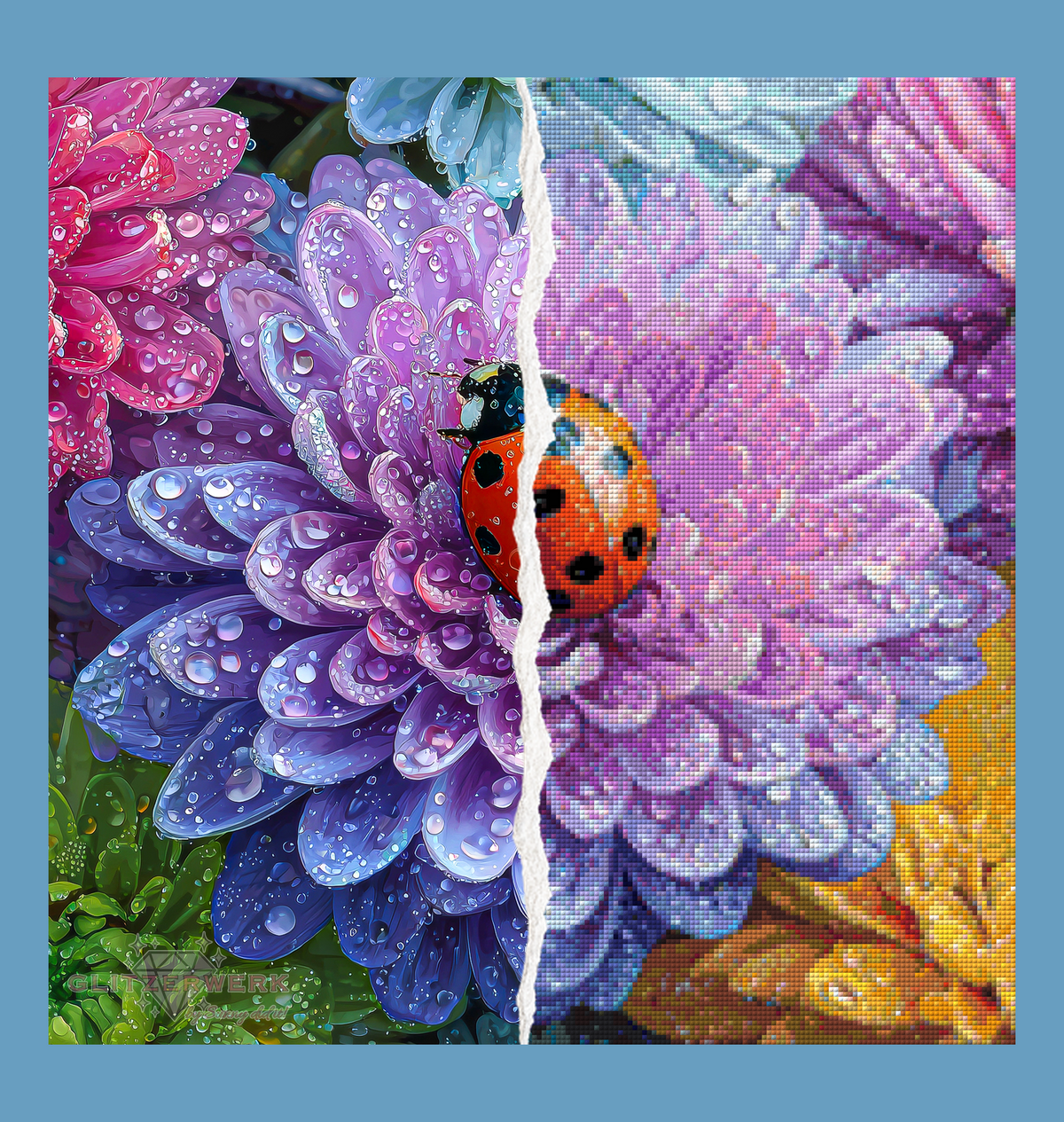 Kleines Wunder der Natur by Funkelreich 50x50cm 90 Farben