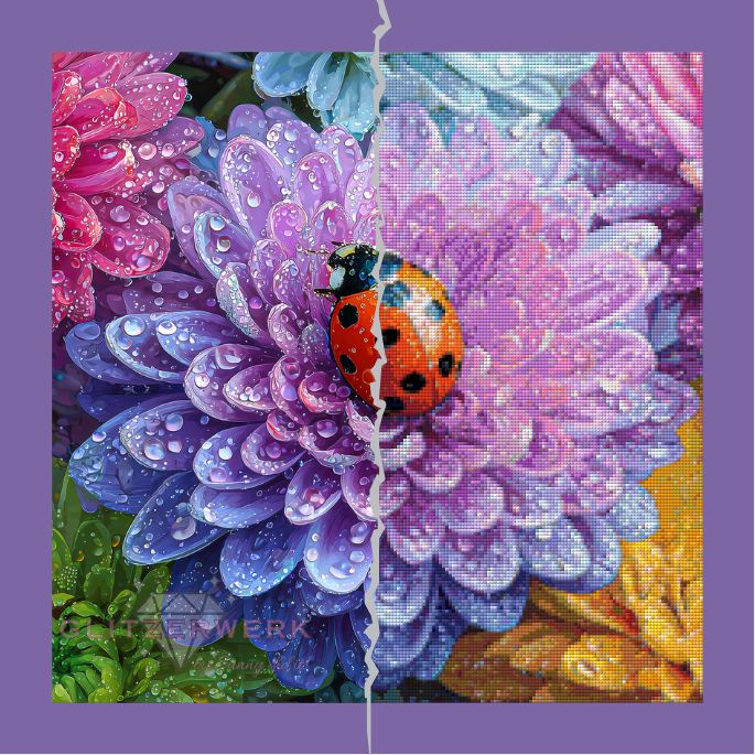 Kleines Wunder der Natur by Funkelreich 50x50cm 90 Farben