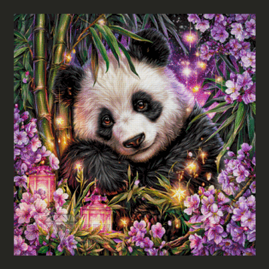 Sternenpanda by Funkelreich 70x70cm 135 Farben