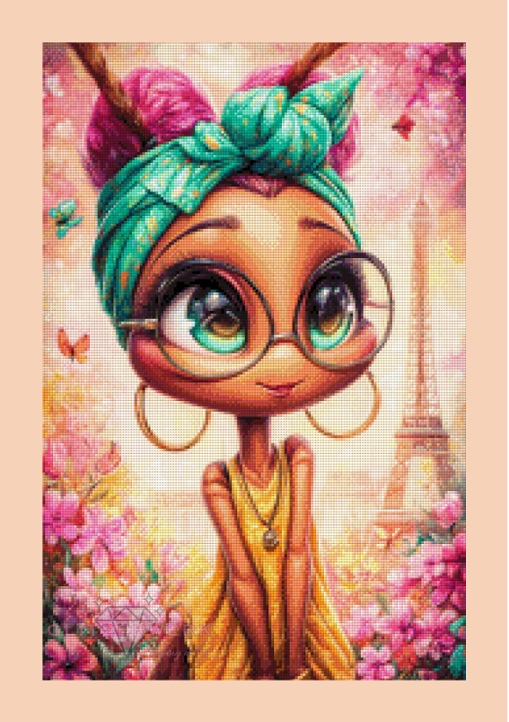 Ant in Paris by Sunny did it! 40x60cm 135 Farben