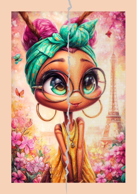Ant in Paris by Sunny did it! 40x60cm 135 Farben