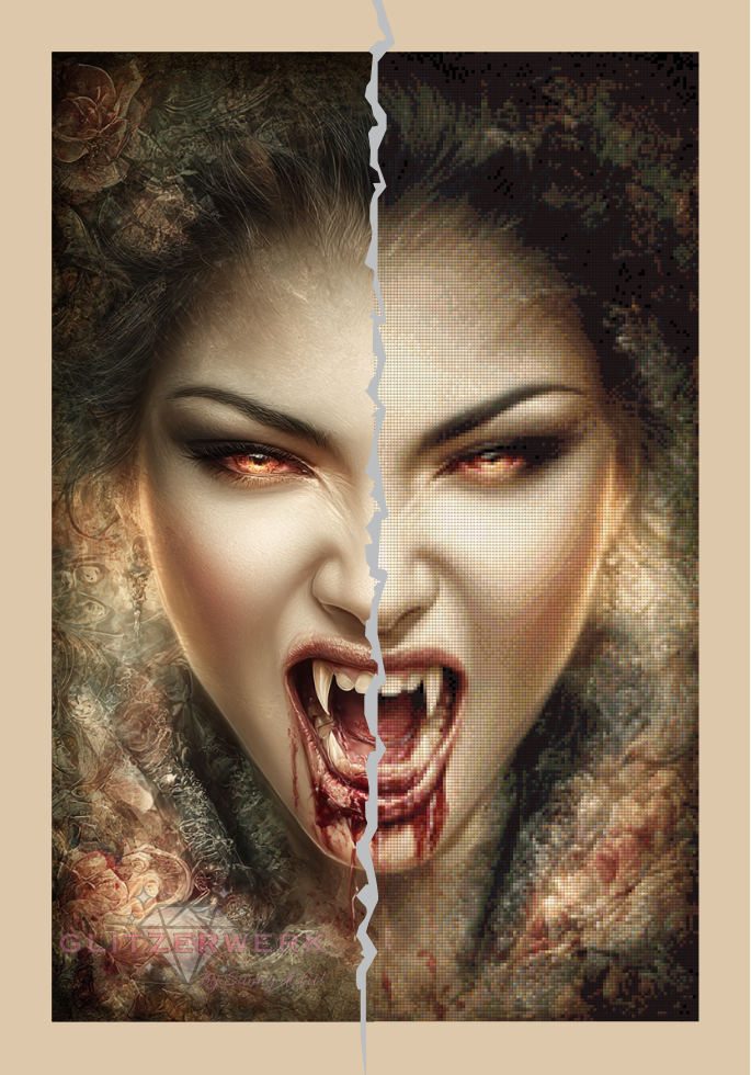 Jägerin der Nacht by Sunny did it! 50x75cm 90 Farben