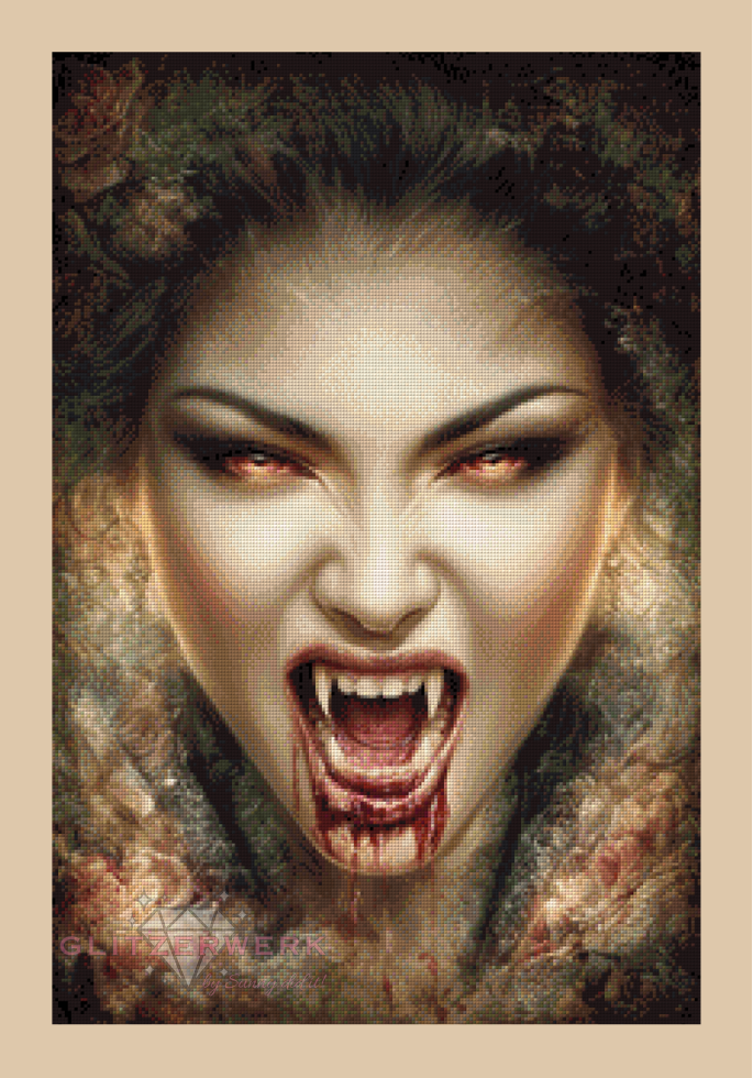 Jägerin der Nacht by Sunny did it! 50x75cm 90 Farben