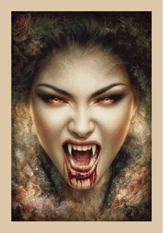 Jägerin der Nacht by Sunny did it! 50x75cm 90 Farben