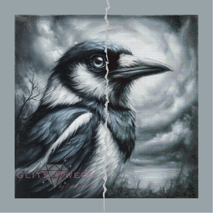 Raven by Sunny did it! 50x50cm 35 Farben