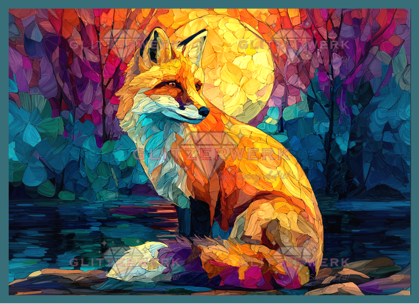 Mondfuchs by Sunny did it! 70x50cm/50x40cm