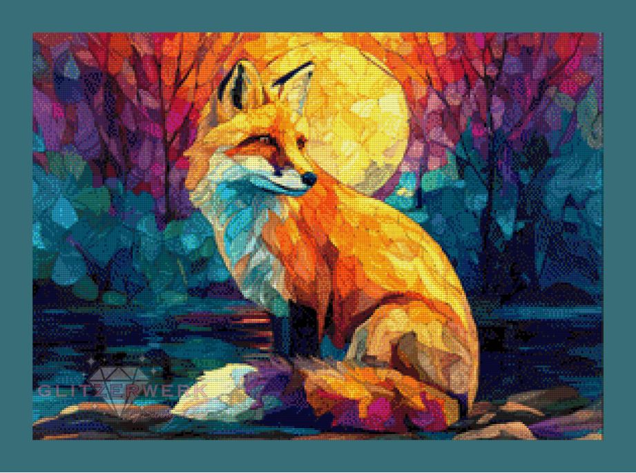 Mondfuchs by Sunny did it! 70x50cm/50x40cm