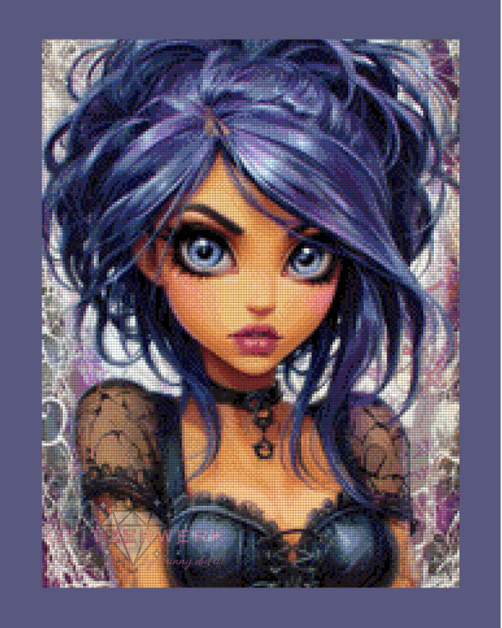 Velvet Girl - Nyra by Sunny did it! 40x52cm 100 Farben