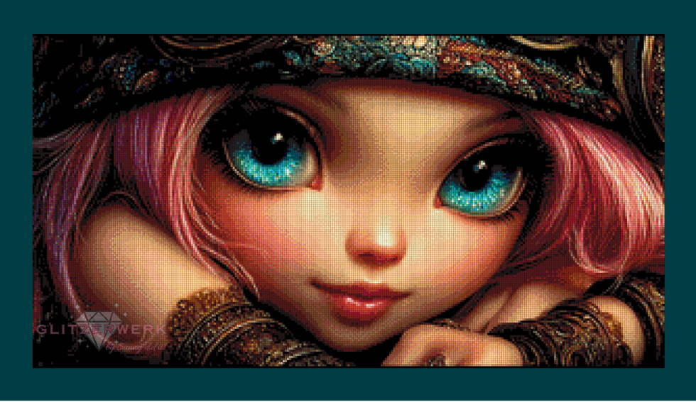 Saphirblick by Sunny did it! 75x40cm 90 Farben