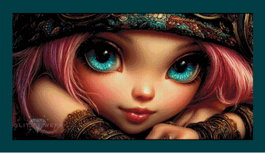 Saphirblick by Sunny did it! 75x40cm 90 Farben