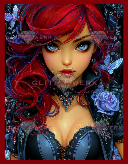 Velvet Girl - Rosalie by Sunny did it! 40x52cm 95 Farben