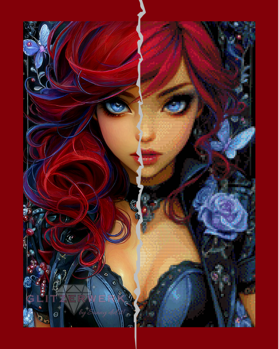 Velvet Girl - Rosalie by Sunny did it! 40x52cm 95 Farben