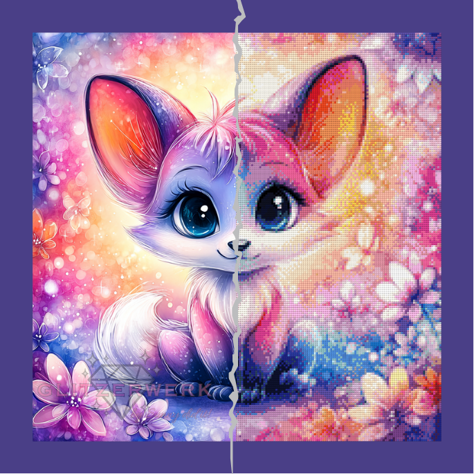 Lilly Flauschohr by Sunny did it! 50x50cm 50 Farben/120 Farben