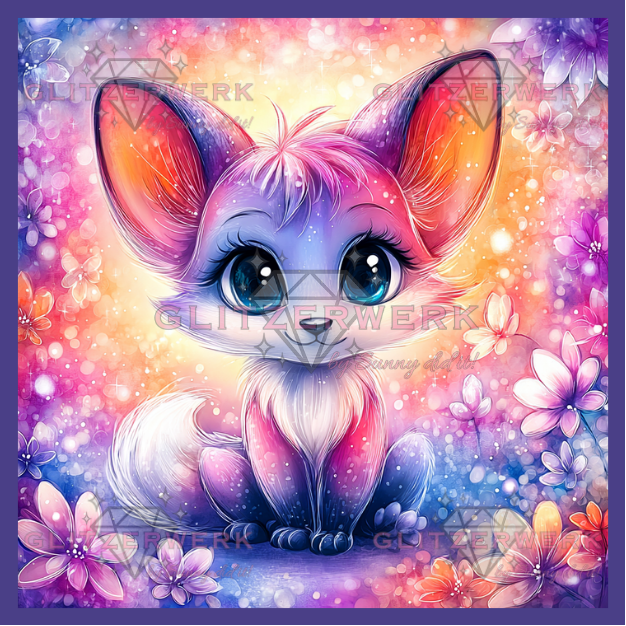 Lilly Flauschohr by Sunny did it! 50x50cm 50 Farben/120 Farben