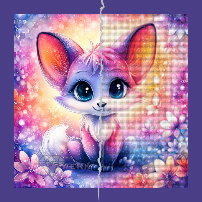 Lilly Flauschohr by Sunny did it! 50x50cm 50 Farben/120 Farben