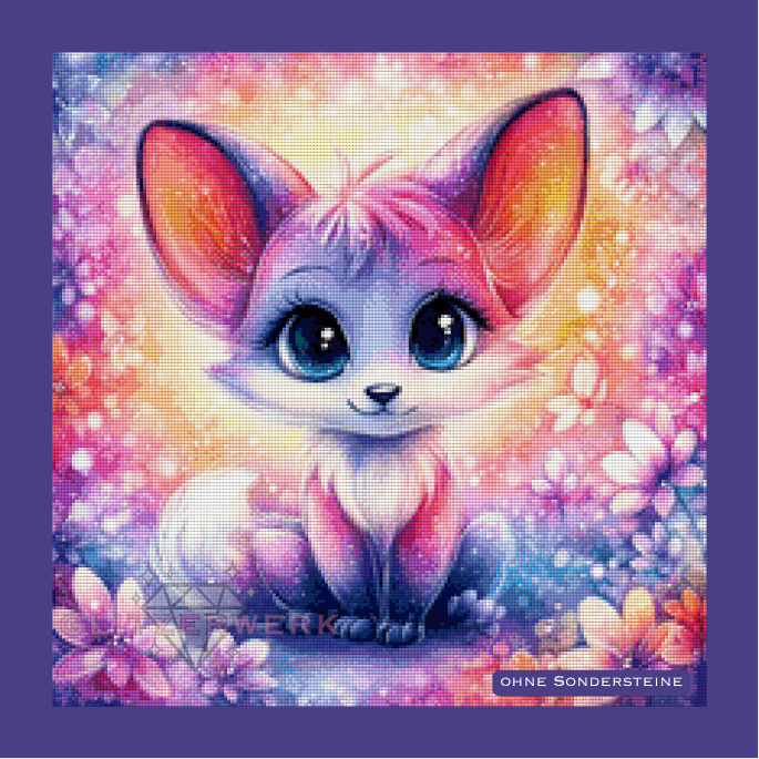 Lilly Flauschohr by Sunny did it! 50x50cm 50 Farben/120 Farben