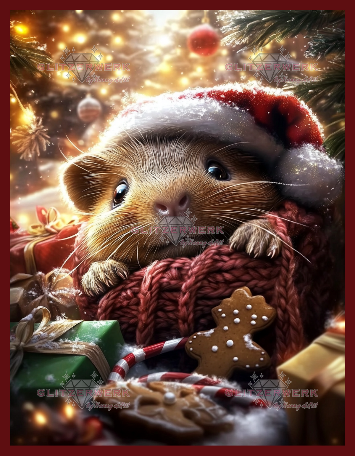 Hüter der Geschenke by Sunny did it! 50x65cm 120 Farben