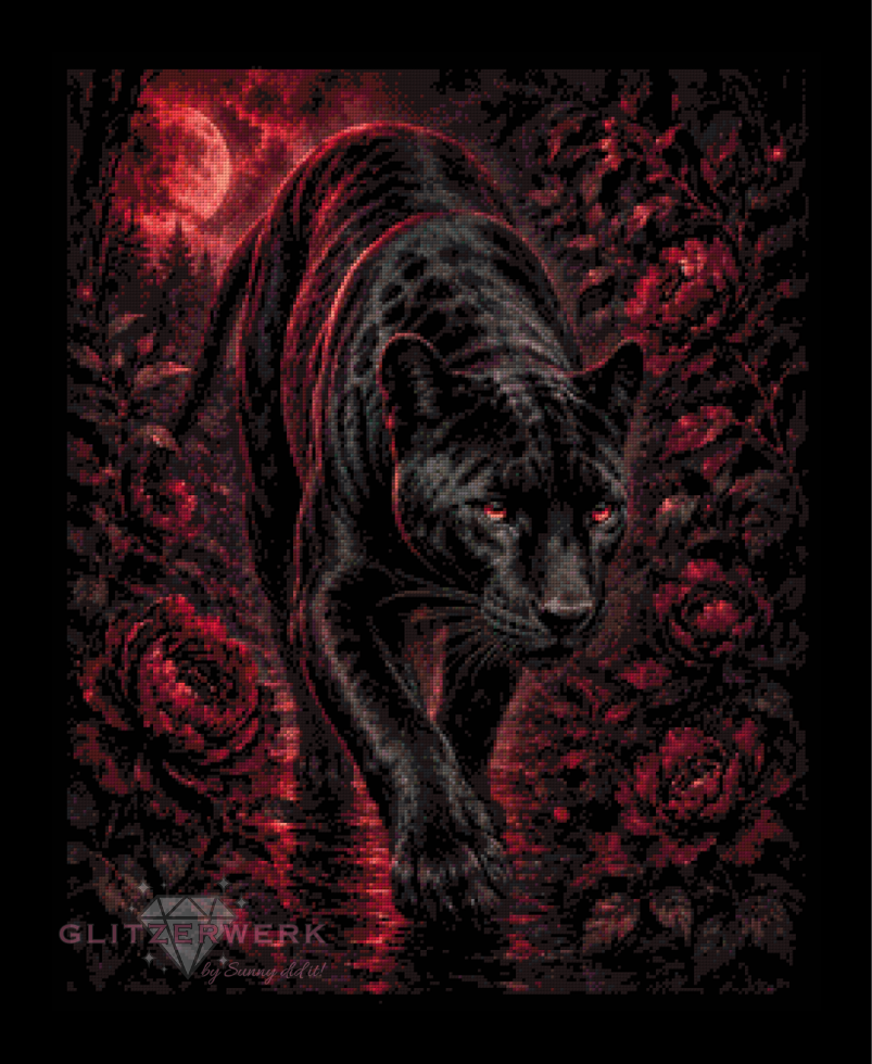 Shadow by tiki_DIAMONDS.ai 60x75cm 65 Farben
