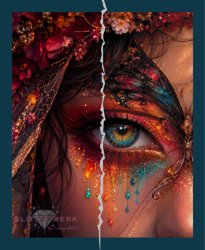 Tränen der Magie by nerdylovelythings 60x75cm 110 Farben