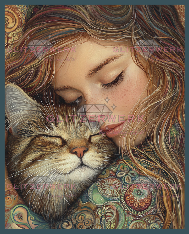 Seelenfreunde by Sandrietta_ai 60x75cm 110 Farben