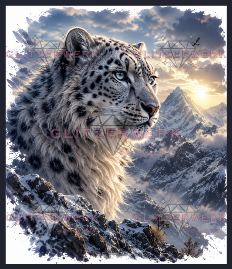 Wächter der Gipfel by Kaira AI Art 60x70cm 100 Farben