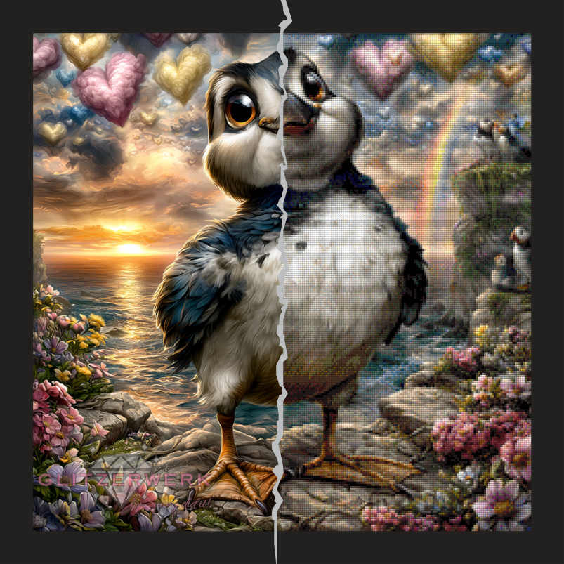 Puff-in Love by Sunny did it! 60x60cm 125 Farben