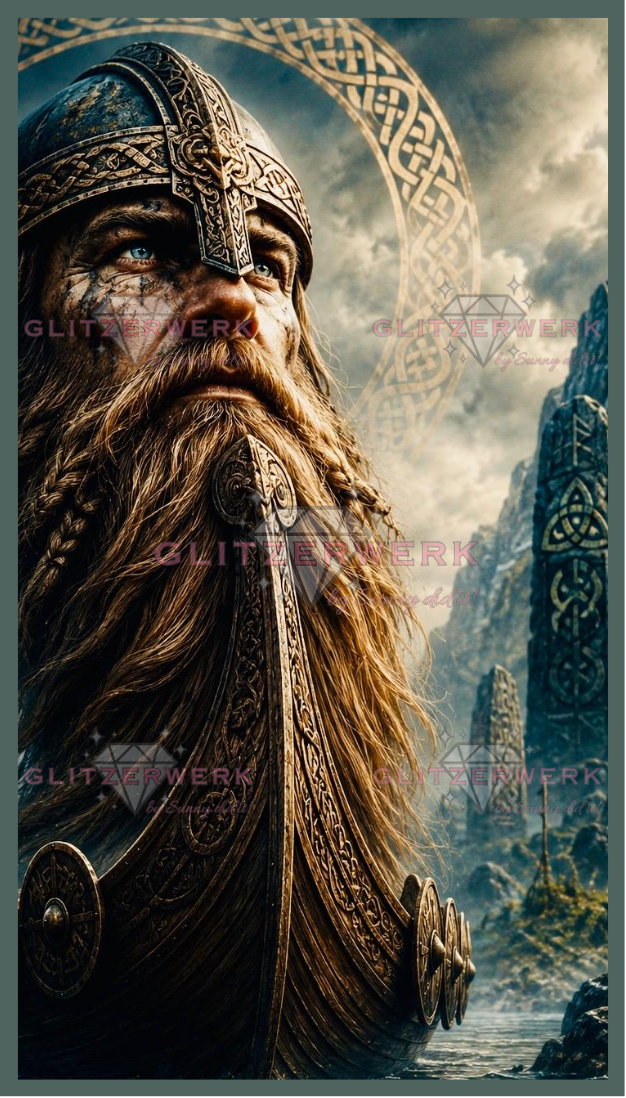Hüter der Runen by Glitzerzwerg 50x90cm 125 Farben