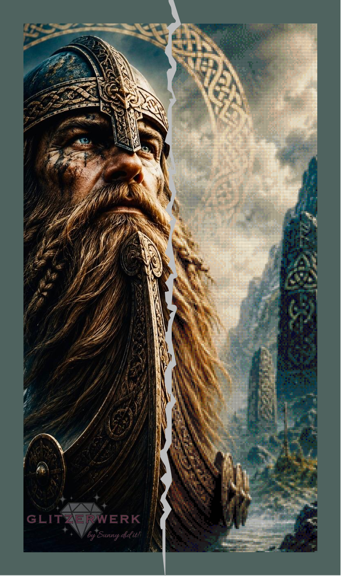Hüter der Runen by Glitzerzwerg 50x90cm 125 Farben