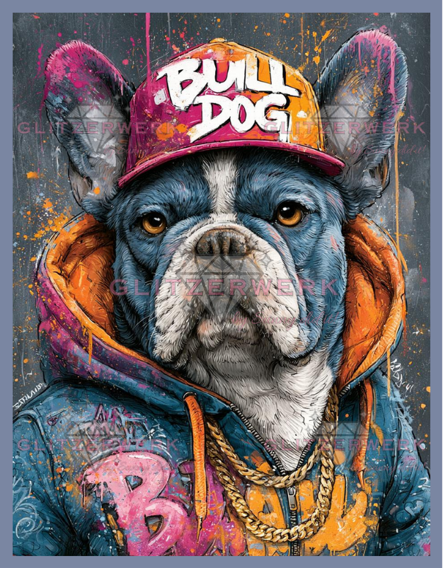 B-Dog by Glitzerzwerg 50x65cm 125 Farben
