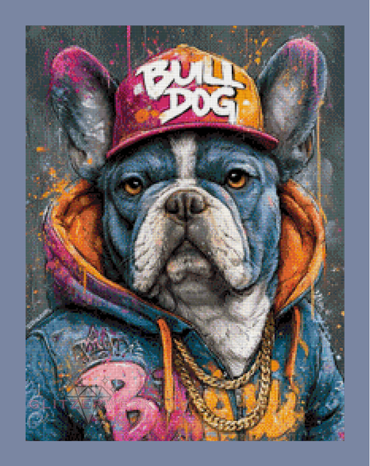 B-Dog by Glitzerzwerg 50x65cm 125 Farben