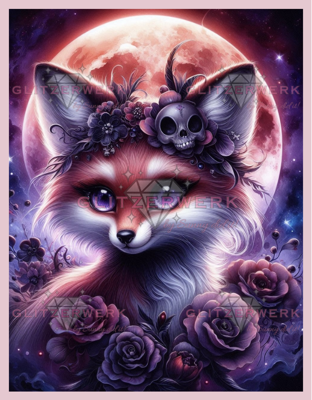 Fuchs der Dämmerung by Teddy's Kreativchaos 50x65cm 120 Farben