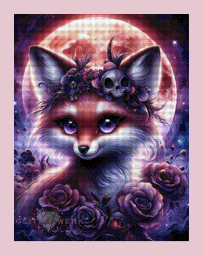 Fuchs der Dämmerung by Teddy's Kreativchaos 50x65cm 120 Farben