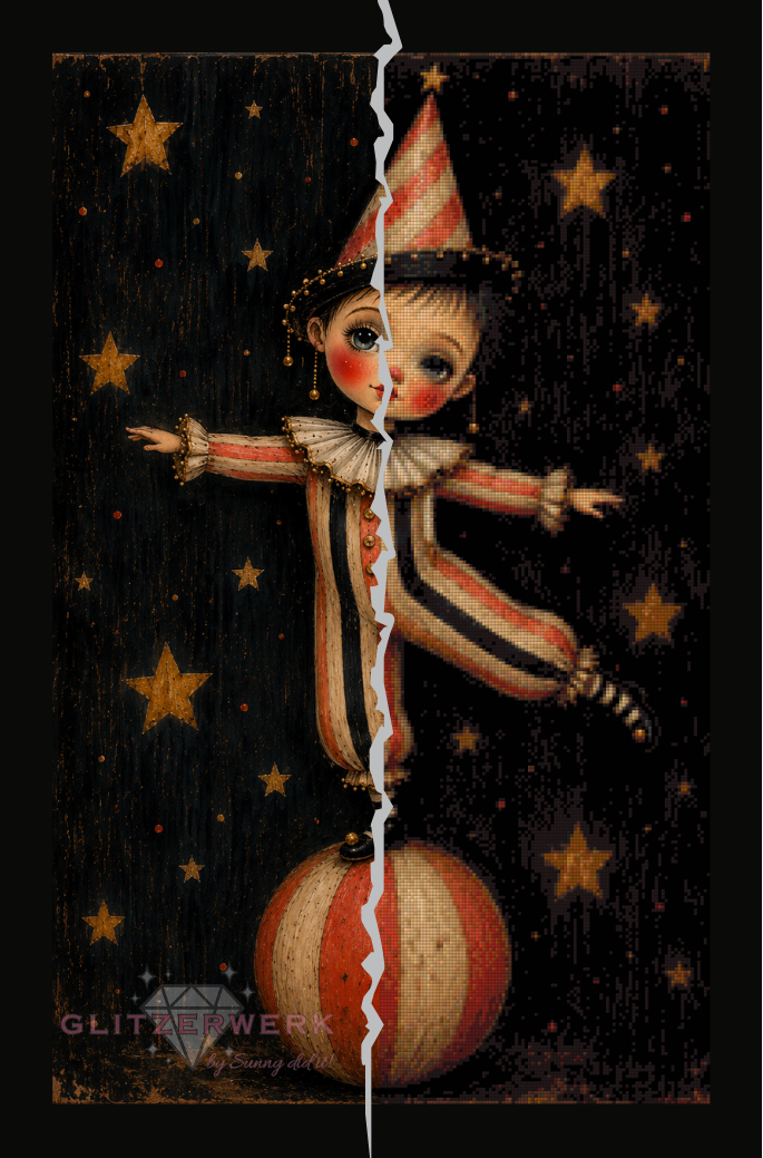 Kinder der Sterne - Sternentänzer by Cre8tive Diamond Art 50x80cm 65 Farben