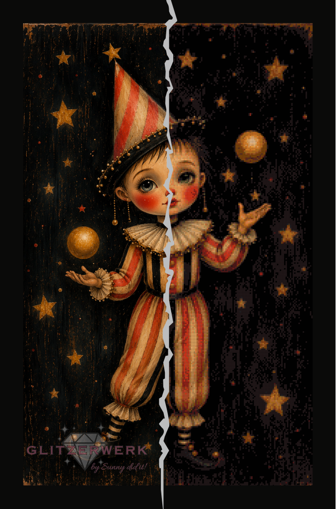 Kinder der Sterne - Sternenjongleur by Cre8tive Diamond Art 50x80cm 60 Farben