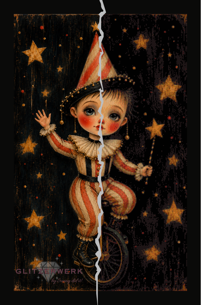 Kinder der Sterne - Sternenreiter by Cre8tive Diamond Art 50x80cm 70 Farben