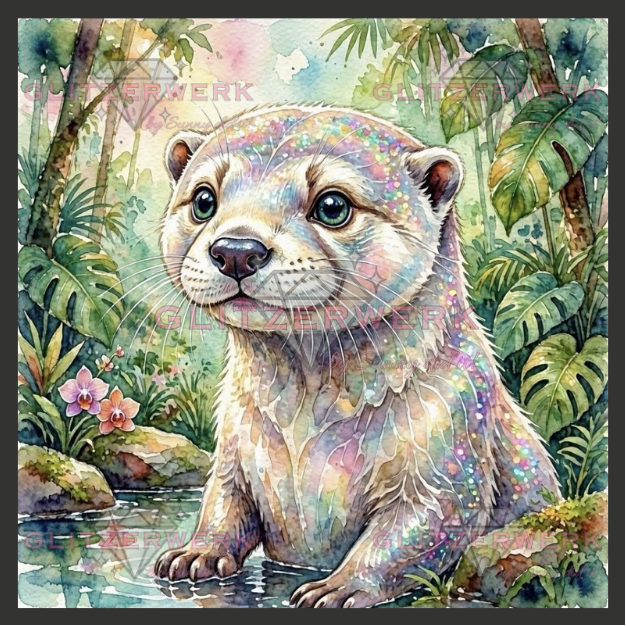 Regenbogenglanz by AI Design by JB 50x50cm 115 Farben