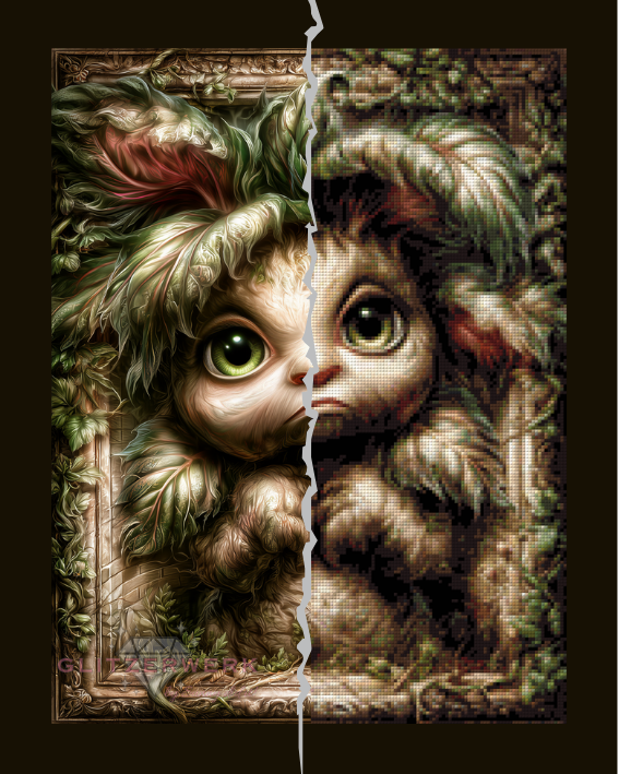 Wurzelkind by Sunny did it! 40x52cm 80 Farben
