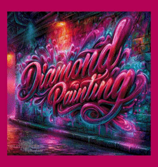 Diamond Painting Wall by Sunny did it! 50x50cm 115 Farben