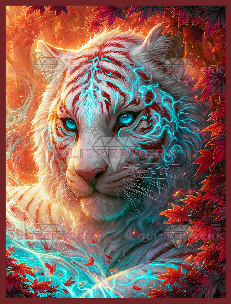 Energie des Dschungelgeists by Sweet_Loco_AI 60x80cm 135 Farben