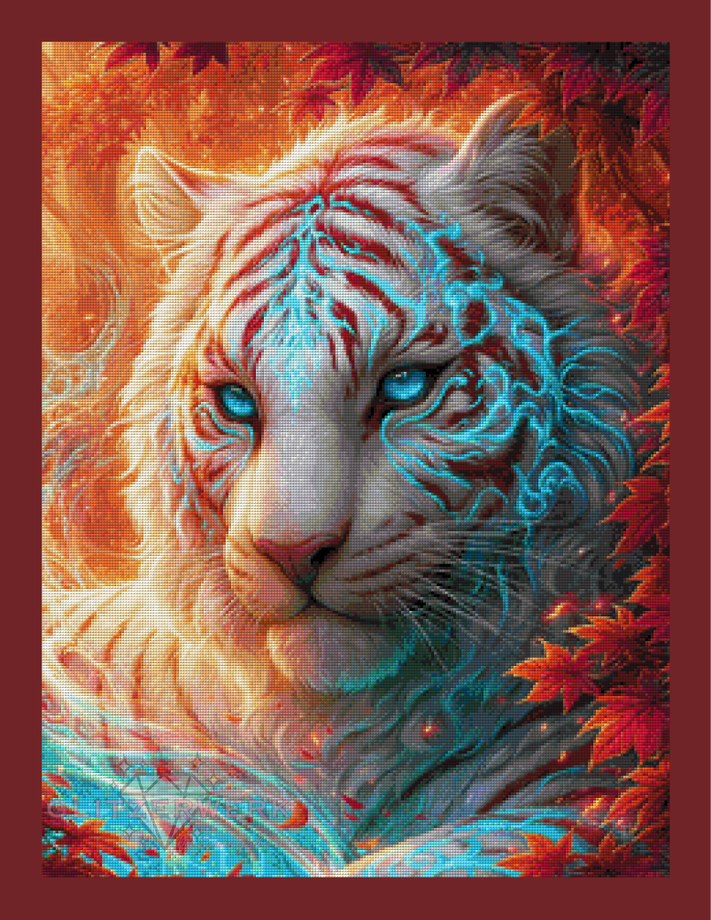 Energie des Dschungelgeists by Sweet_Loco_AI 60x80cm 135 Farben