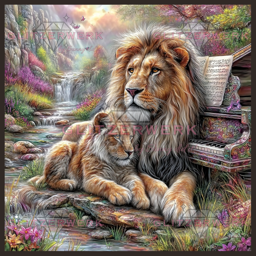 Melodie der Wildnis by Pixel Zauber 80x80cm 200 Farben