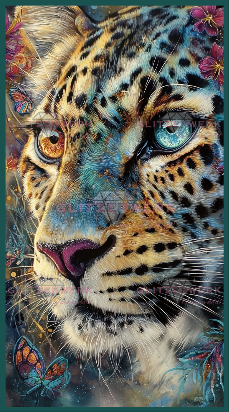 Leopardenzauber by CaroFelicia 60x110cm 195 Farben