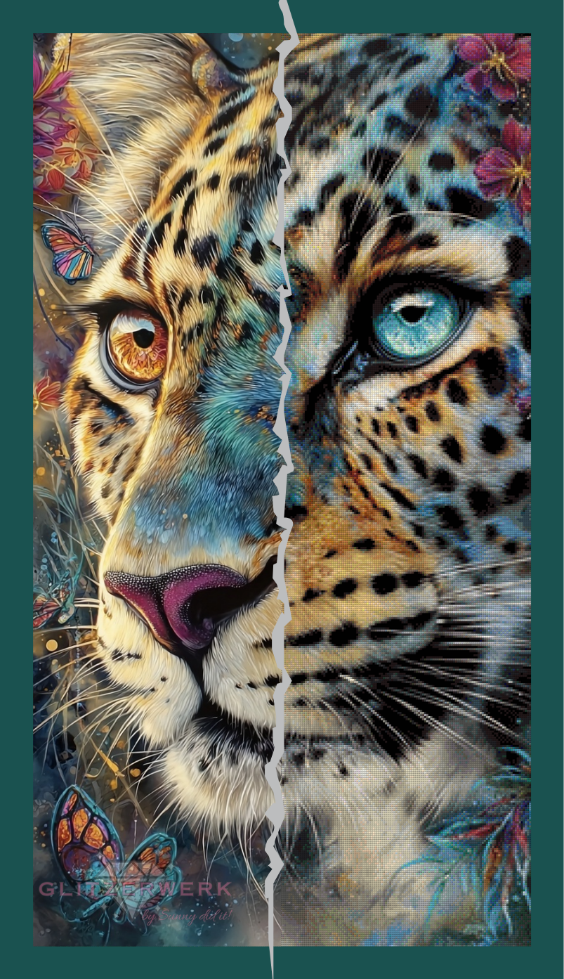 Leopardenzauber by CaroFelicia 60x110cm 195 Farben