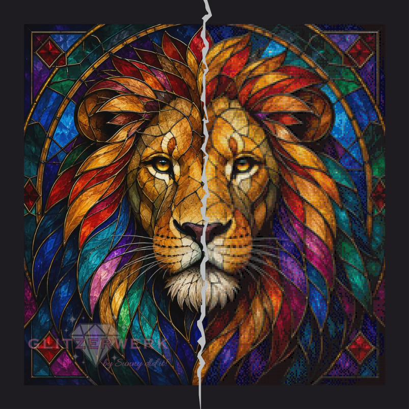 Prisma des Königs by Christa.fe KI 60x60cm 180 Farben