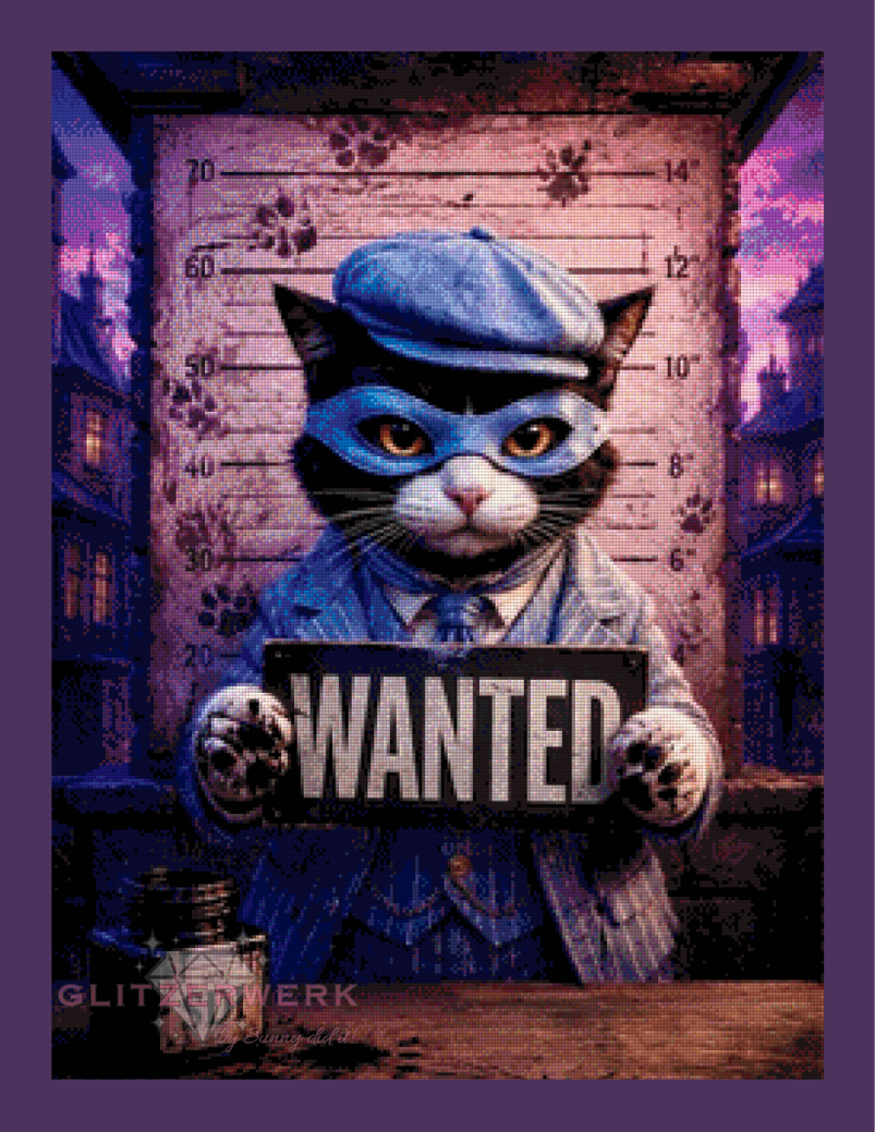 Wanted by ST-Design 60x80cm 125 Farben